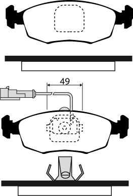 Raicam RA.0318.3 - Kit pastiglie freno, Freno a disco www.autoricambit.com