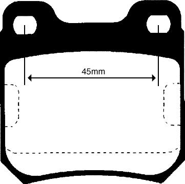 Ferodo FSL1117 - Kit pastiglie freno, Freno a disco www.autoricambit.com