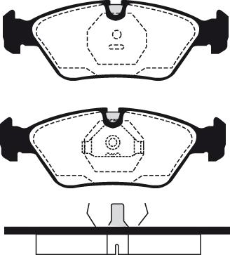 Magneti Marelli 363700200413 - Kit pastiglie freno, Freno a disco www.autoricambit.com