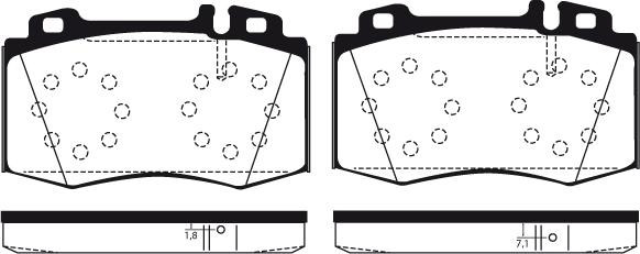 Raicam RA.0791.1 - Kit pastiglie freno, Freno a disco www.autoricambit.com