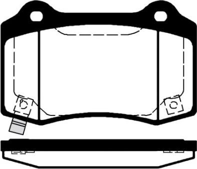 Brembo 0434.54 - Kit pastiglie freno, Freno a disco www.autoricambit.com