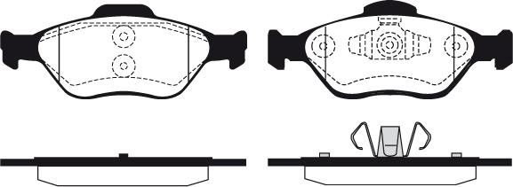 Raicam RA.0708.0 - Kit pastiglie freno, Freno a disco www.autoricambit.com