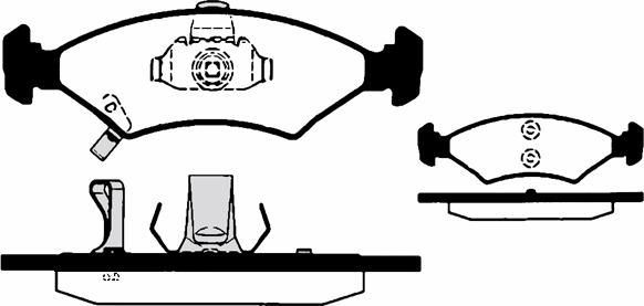 FTE 9001543 - Kit pastiglie freno, Freno a disco www.autoricambit.com