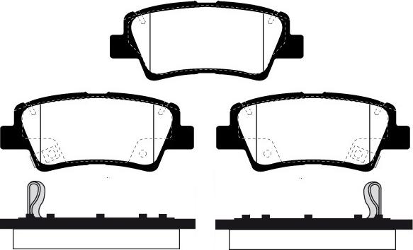 Raicam RA.1037.1 - Kit pastiglie freno, Freno a disco www.autoricambit.com