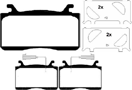 Raicam RA.1169.0 - Kit pastiglie freno, Freno a disco www.autoricambit.com