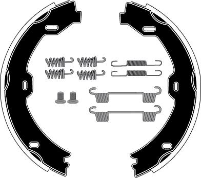 Raicam RA29011 - Kit ganasce, Freno stazionamento www.autoricambit.com