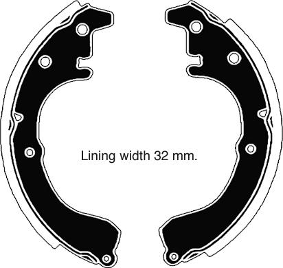 Raicam RA24550 - Kit freno, freni a tamburo www.autoricambit.com