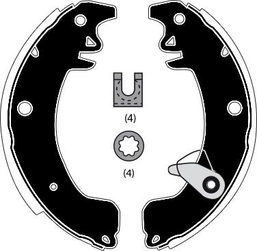 Raicam RA25090 - Kit freno, freni a tamburo www.autoricambit.com