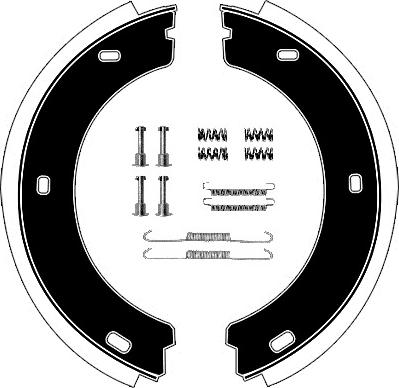 Raicam RA26401 - Kit ganasce, Freno stazionamento www.autoricambit.com