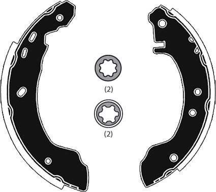 Raicam RA26780 - Kit freno, freni a tamburo www.autoricambit.com