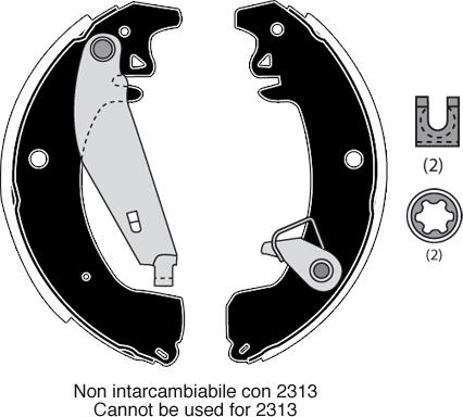 Raicam RA27620 - Kit freno, freni a tamburo www.autoricambit.com