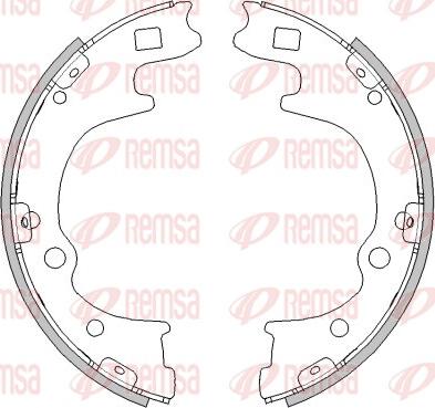 Remsa 4496.00 - Ganascia freno www.autoricambit.com