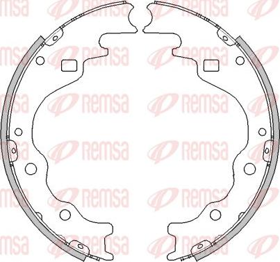 Remsa 4497.00 - Ganascia freno www.autoricambit.com