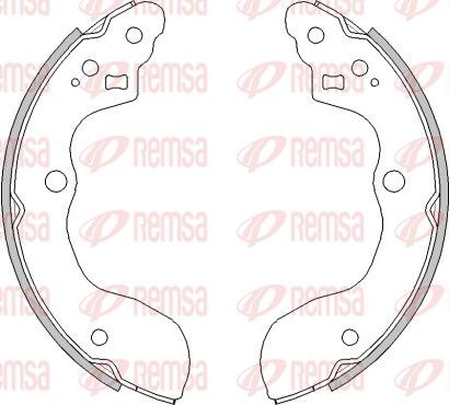 Remsa 4531.00 - Ganascia freno www.autoricambit.com