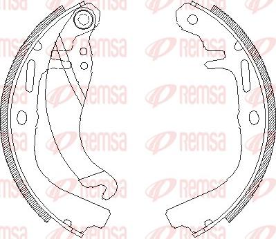 Remsa 4065.00 - Ganascia freno www.autoricambit.com