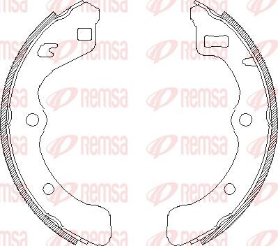 Remsa 4067.00 - Ganascia freno www.autoricambit.com