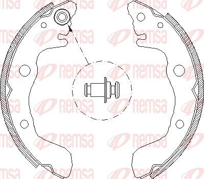 Remsa 4009.00 - Ganascia freno www.autoricambit.com