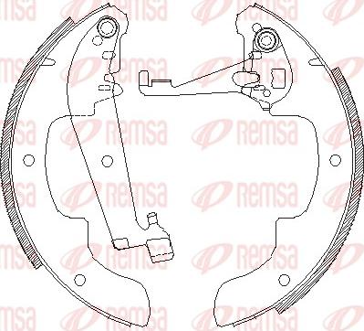 Remsa 4071.00 - Ganascia freno www.autoricambit.com