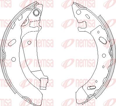 Remsa 4194.01 - Ganascia freno www.autoricambit.com