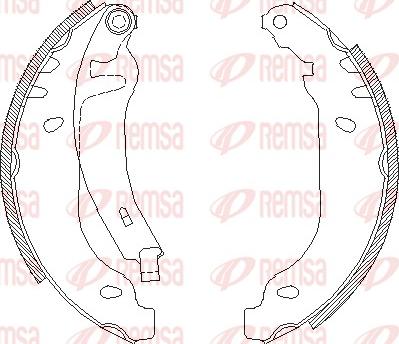 Remsa 4169.02 - Ganascia freno www.autoricambit.com