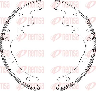 Remsa 4109.00 - Ganascia freno www.autoricambit.com