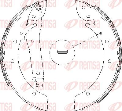 Remsa 4103.00 - Ganascia freno www.autoricambit.com