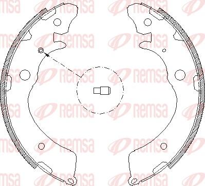 Remsa 4383.00 - Ganascia freno www.autoricambit.com