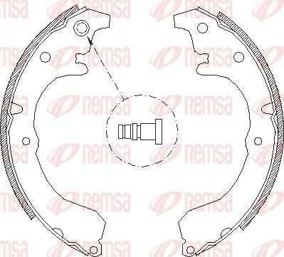 Remsa 4333.01 - Ganascia freno www.autoricambit.com