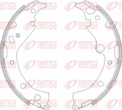 Remsa 4293.00 - Ganascia freno www.autoricambit.com