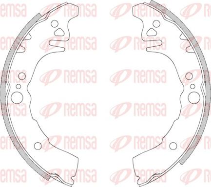 Remsa 4268.00 - Ganascia freno www.autoricambit.com