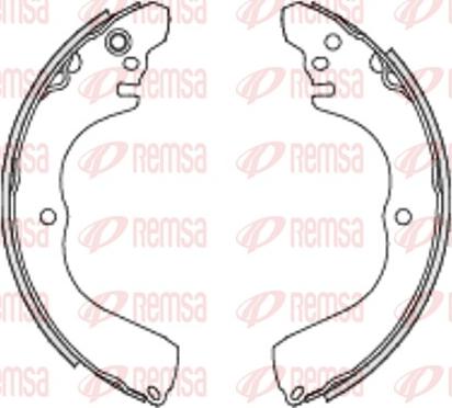 Remsa 4233.00 - Ganascia freno www.autoricambit.com