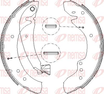 Remsa 4718.00 - Ganascia freno www.autoricambit.com