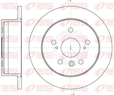 Remsa 6908.00 - Discofreno www.autoricambit.com