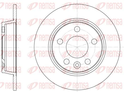 Remsa 6453.00 - Discofreno www.autoricambit.com