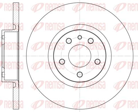 Remsa 6512.00 - Discofreno www.autoricambit.com