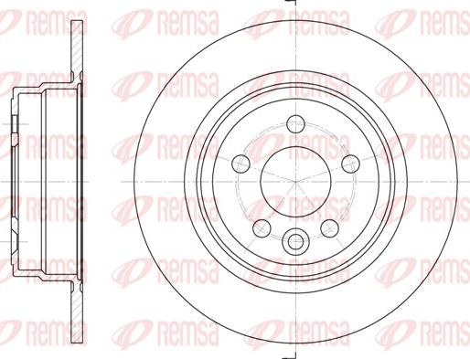 Remsa 6615.00 - Discofreno www.autoricambit.com