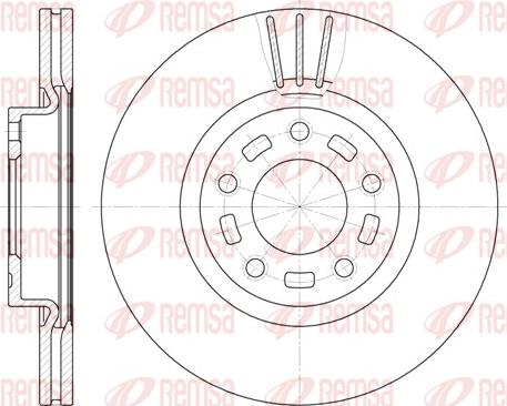 Remsa 6672.10 - Discofreno www.autoricambit.com