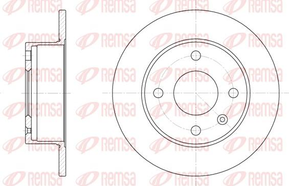 Remsa 6095.00 - Discofreno www.autoricambit.com