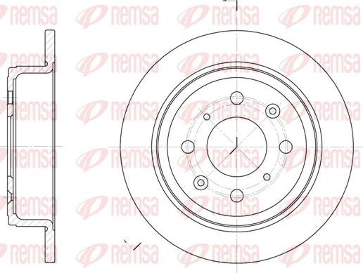 Remsa 6083.00 - Discofreno www.autoricambit.com