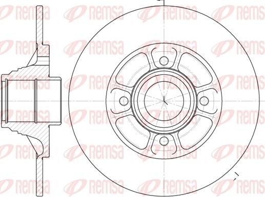 Remsa 6075.00 - Discofreno www.autoricambit.com