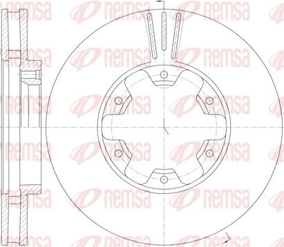 Remsa 61950.10 - Discofreno www.autoricambit.com