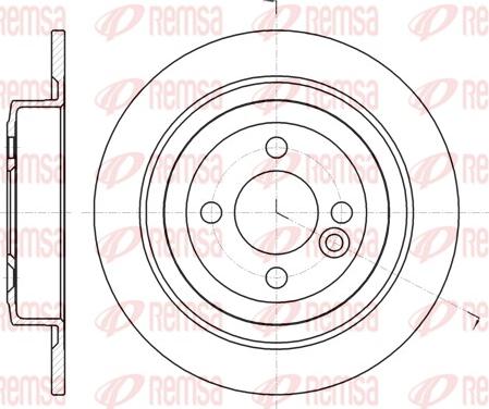 Remsa 61443.00 - Discofreno www.autoricambit.com