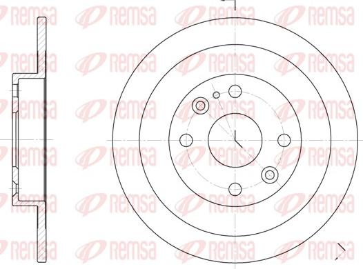 Remsa 6148.00 - Discofreno www.autoricambit.com