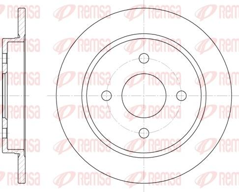 Remsa 6155.00 - Discofreno www.autoricambit.com