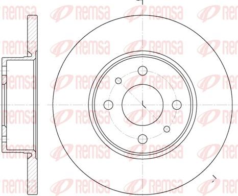 Remsa 6182.00 - Discofreno www.autoricambit.com