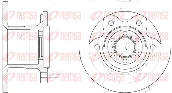 Remsa 6290.00 - Discofreno www.autoricambit.com