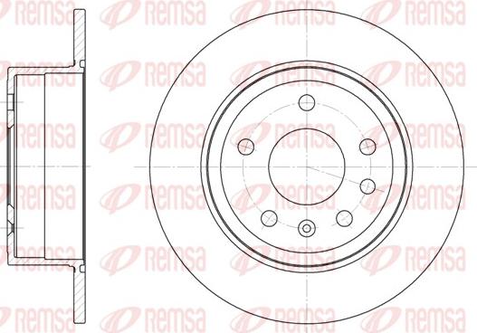 Remsa 6249.00 - Discofreno www.autoricambit.com