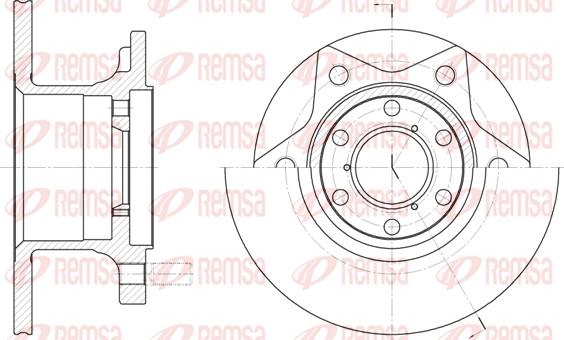 Remsa 6242.00 - Discofreno www.autoricambit.com