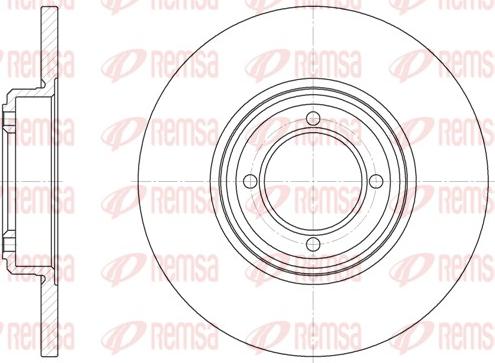 Remsa 6261.00 - Discofreno www.autoricambit.com