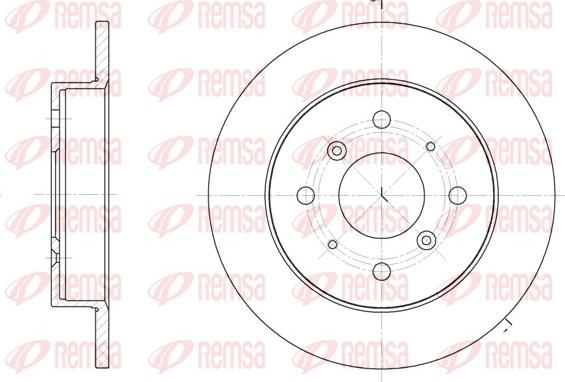 Remsa 6208.00 - Discofreno www.autoricambit.com